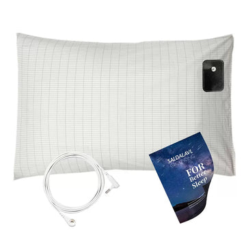 Grounded+™ - Original Earthing Pillow Cover ( Organic cotton)